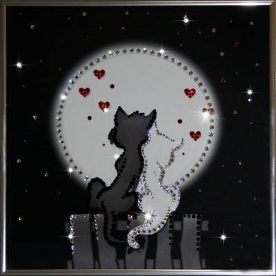 Картина Лямур с кристаллами Swarovski (1202)