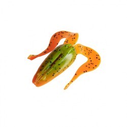 Лягушка Helios Frog 2,56"/6,5 см, цвет Pepper Green & Orange 7 шт HS-21-018 (77976)