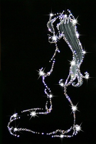 Картина Искушение с кристаллами Swarovski (1166)