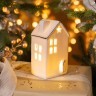 Фигурка "домик" с led-подсветкой 7,3*6,3*12,8 см Lefard (146-2182)