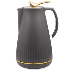 Термос со стеклянной колбой, 950 мл, крышка с клапаном Agness (734-202)