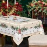 Скатерть 110х140 cm прямоугольная, "celebration", цвет: бежевый, tm lefard, полиэстер 100% (кор=34шт Lefard (986-001-18)