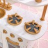 Кухня игровая Винтаж, цвет: белый с золотом (53445_KE)