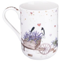 Кружка lefard "лавандовые коты" 330 мл Lefard (425-177)