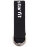 Ремень для йоги Starfit YB-100 183 см, хлопок, черный (2104749)