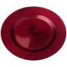Тарелка "miracle" red shiny 28см без упаковки (мал 6шт) АКСАМ (339-076)