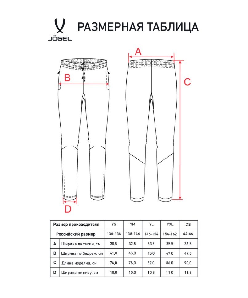 Брюки тренировочные JOGEL CAMP 2 Training Pants, темно-серый, детский (2112594)