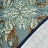 Скатерть круглая "листья морриса" gold stripe d150 см , 100% хлопок , твил, пропитка Lefard (850-752-26)