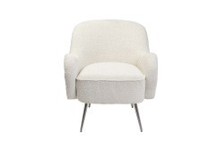 Кресло букле кремовое 72*75*76см мет.ножки (TT-00006367)