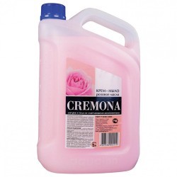 Мыло-крем жидкое 5 л КРЕМОНА Розовое масло ПРЕМИУМ 102219 605719 (1) (94961)