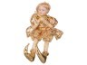 Декоративное украшение музыкальное "девочка в золотом платье" высота=41 см.(кор=24шт.) Lefard (856-006)