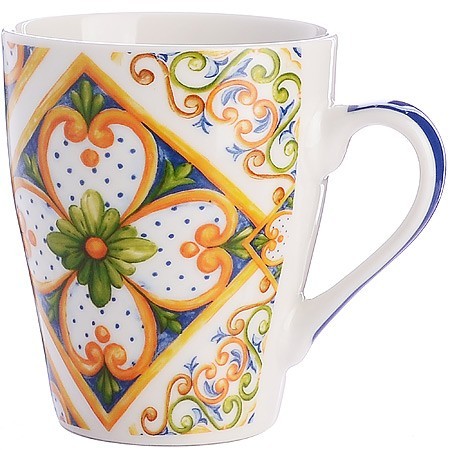 Кружка 340мл Орнамент Цветок LR (9-31224-2)
