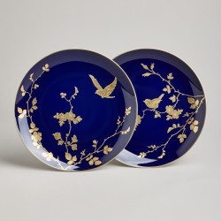 Набор тарелок закусочных lefard "golden birds" 2 шт. 22 см Lefard (419-140)