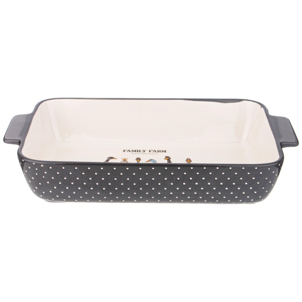 Блюдо для запекания "family farm" прямоуг3,6 л 39*22,5*7,5 см Lefard (536-277)