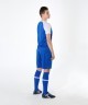 Шорты футбольные JFS-1110-071, синий/белый, детские (436327)
