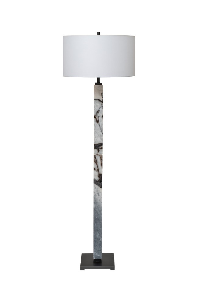 Торшер плафон цвет белый Н.166см (TT-00016370)