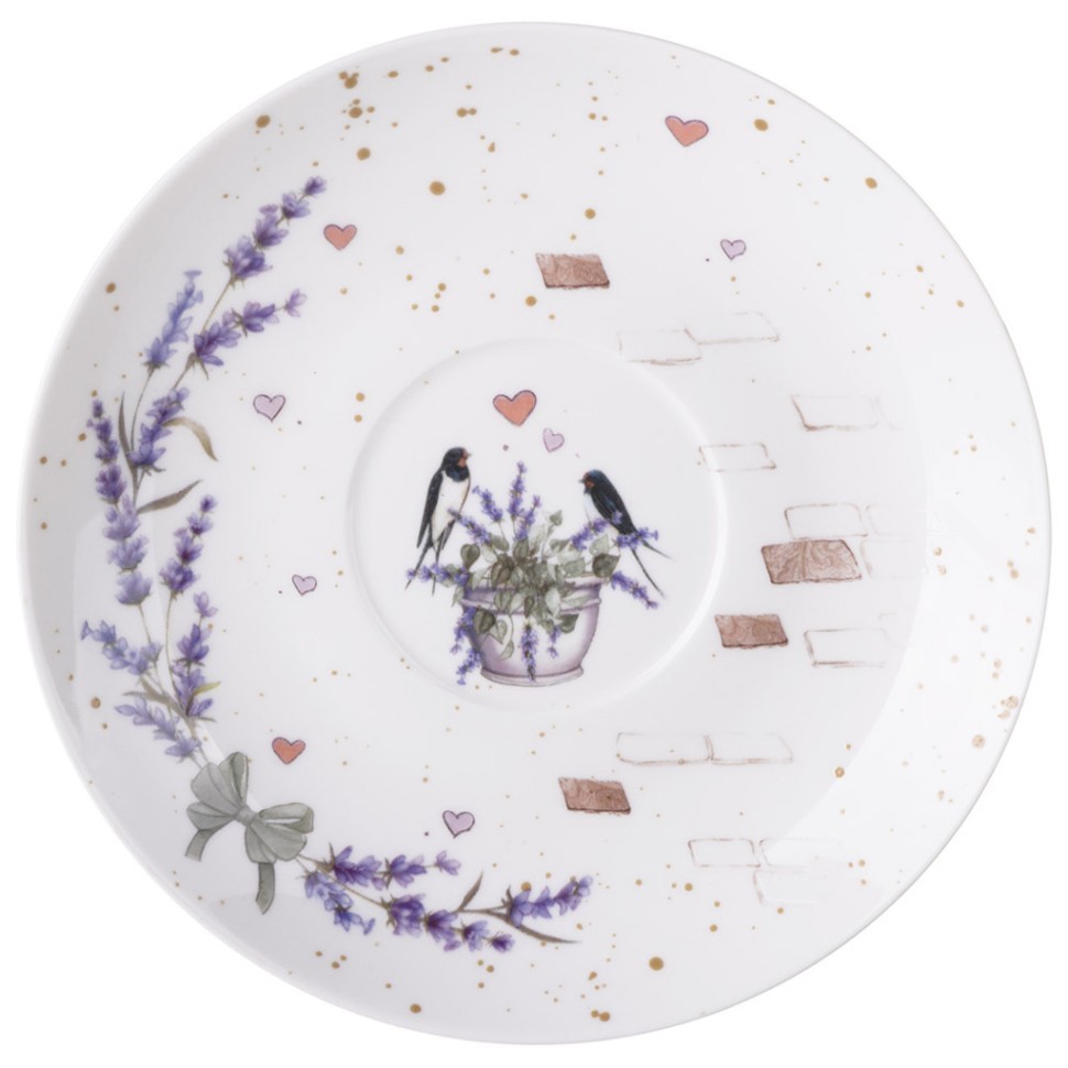 Чайная пара lefard "лавандовые коты" 350 мл Lefard (425-174)