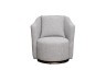 Кресло Verona вращающееся, букле серый Orso-SER/бронза 70*77*80см (TT-00016876)