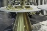 Стол журнальный керамогранит белый d80*40см (TT-00012870)