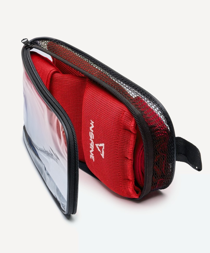 Перчатки внутренние для бокса INSANE DASH, полиэстер/спандекс, красный, M (2114230)