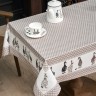 Скатерть "family farm" 110х140см ,100% хлопок,клетка ,твил, пропитка Lefard (850-748-20)