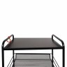 Этажерка Ладья-34КС офисно-бытовая 3 яруса+столик, металл, черная, 44,5х30х84 см, Э 357 Ч/609167 (1) (96633)