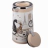 Термос со стеклянной колбой, 950 мл, крышка с клапаном, серия "парижские коты" Agness (734-207)