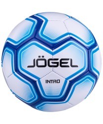 Мяч футбольный Intro, №5, белый/синий (785112)