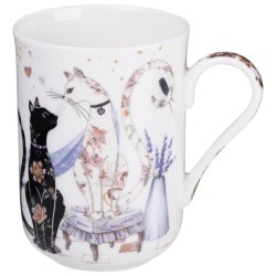Кружка lefard "лавандовые коты" 330 мл Lefard (425-178)
