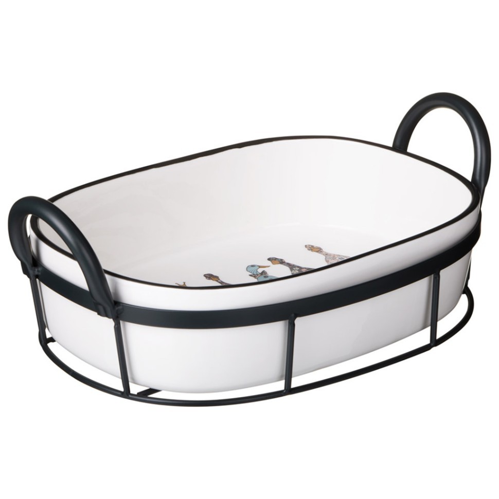 Форма на метал.подставке lefard "family farm" 30*19*9,5 cm 1800 мл LEFARD (263-1419)