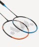 Набор для бадминтона WISH Alumtec 327, 2 ракетки, 2 волана, оранжевый/синий (1585198)