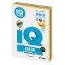 Бумага цветная для принтера IQ Color А4 80 г/м2 250 листов 5 цветов RB02/110691 (1) (65391)