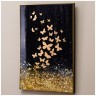 Картина в раме "золотые бабочки" 62х92х4,5 см Bronco (534-222)