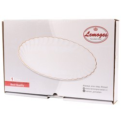 Блюдо сервировочное для подачи керамика 40х25х5 LR (90042-503L)