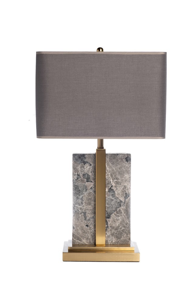 Лампа настольная плафон серый h65см (TT-00013209)