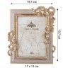 Фоторамка коллекция "рококо", 19,7*2,8*24,3cm Lefard (504-409)