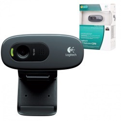 Веб-камера LOGITECH C270 1/3 Мпикс микрофон USB 20 черная рег крепеж 350834 (1) (93352)