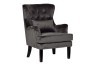 Кресло с подушкой велюр серый 77*92*105см - TT-00000102