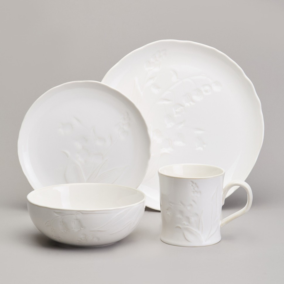 Набор обеденный lefard "ландыши" 4 пер. 16 пр. Lefard (409-209)