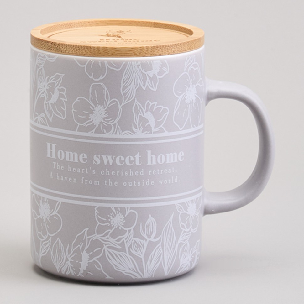 Кружка lefard 400мл с бамбуковой крышкой "loving family" 8*10.9cm Lefard (756-480)