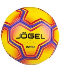 Мяч футбольный Intro, №5, желтый/фиолетовый (785114)
