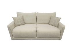 Диван Portofino 200 двухм раскл с кантом букле экрю Orso Ecru+Enzo000 (TT-00016898)