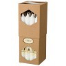 Набор стеариновых свечей из 16 шт. eco white высота 20 см Adpal (348-775)