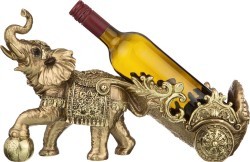 Подставка под бутылку "слон" 38*13.5*23 см. серия "махараджи" Lefard (146-1526)