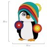 Аппликация из фетра Пингвинчик 20х15 см 662389 (4) (86810)
