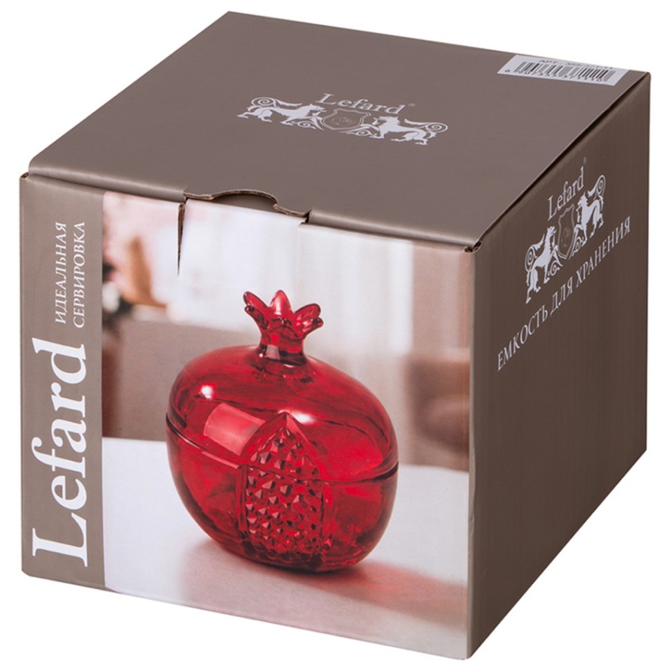 Емкость для хранения "гранат" 10.5*10.5*11 см 220 мл Lefard (355-371-11)