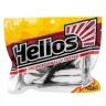 Виброхвост Helios Chubby 3,55"/9 см, цвет Black & White 5 шт HS-4-023 (77576)