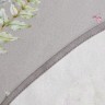 Скатерть круглая "ирисы" 190см ,серый, 100% хлопок, твил, с пропиткой Lefard (850-755-24)