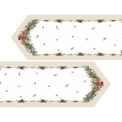 Дорожка на стол 45х400 cm  "celebration", цвет: бежевый, tm lefard, полиэстер 100% Lefard (986-001-33)