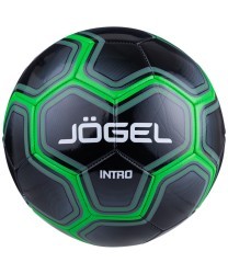 Мяч футбольный Intro, №5, черный/зеленый (785118)